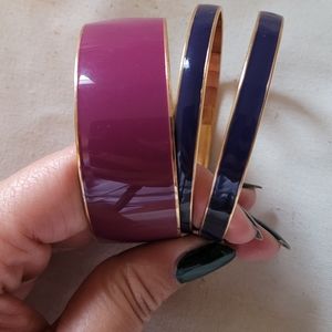 J. Crew enamel bracelets